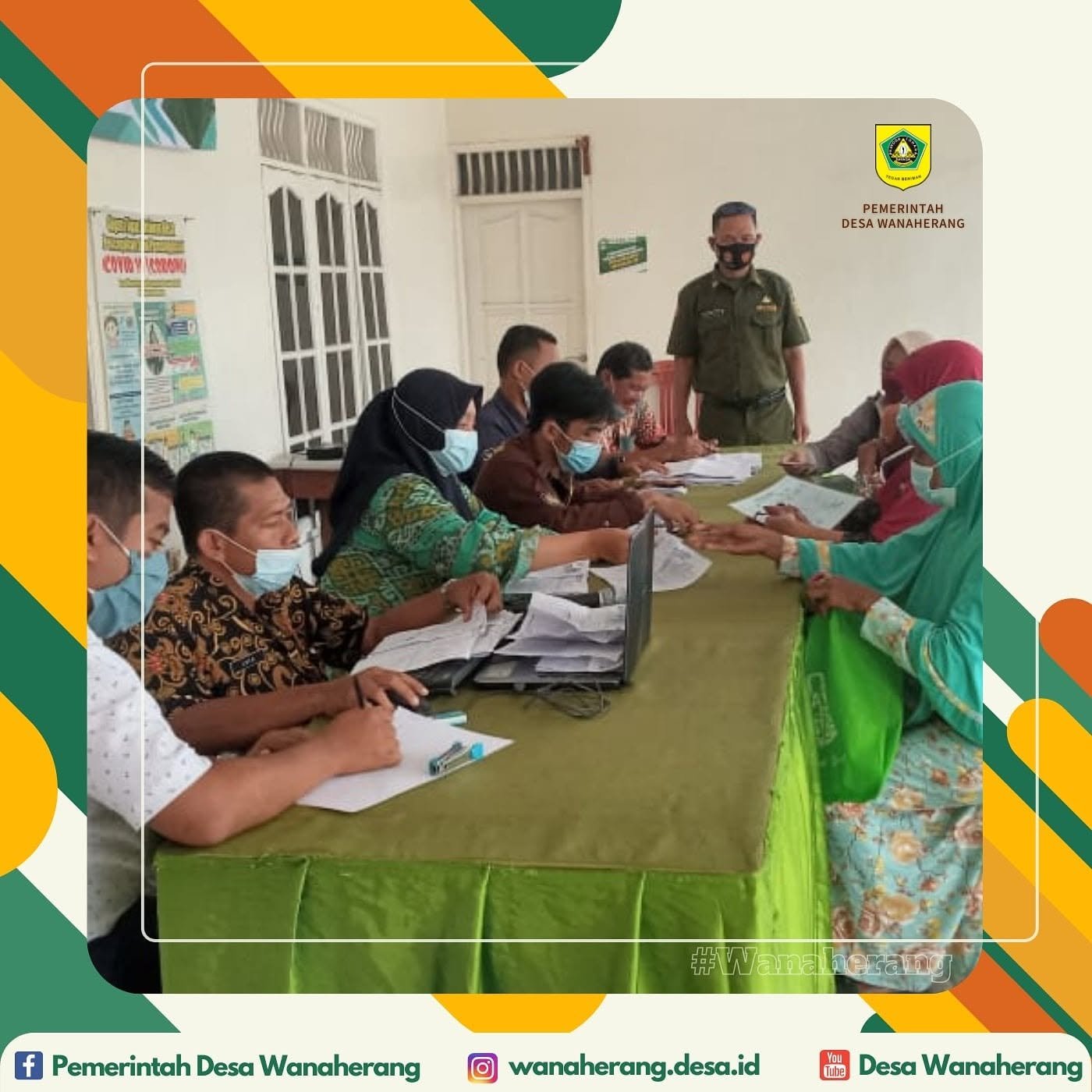 Pelaksanaan pembagian bantuan sosial tunai (BST) Bersama PT POS INDONESIA