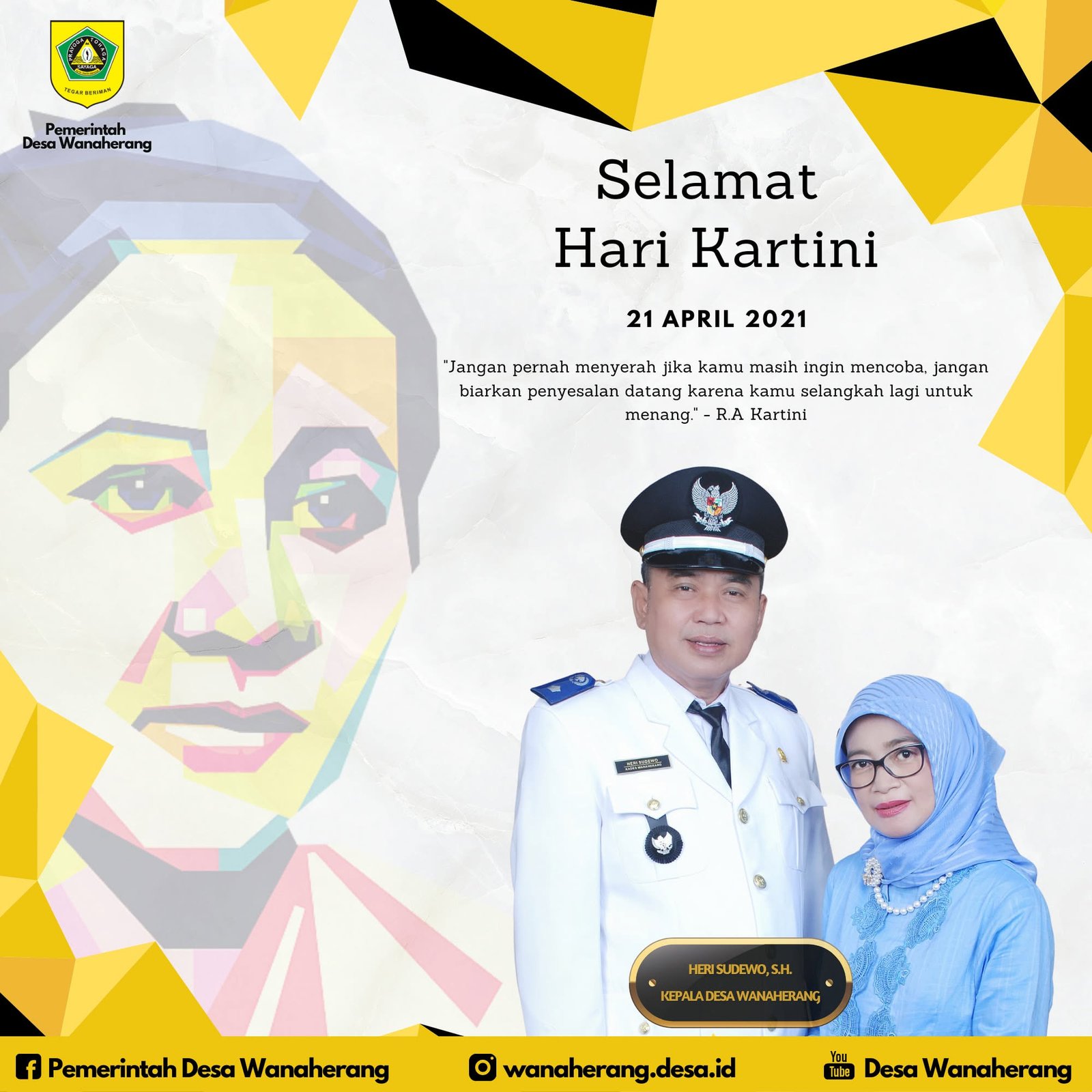 Selamat Hari Kartini, 21 April, untuk kita semua